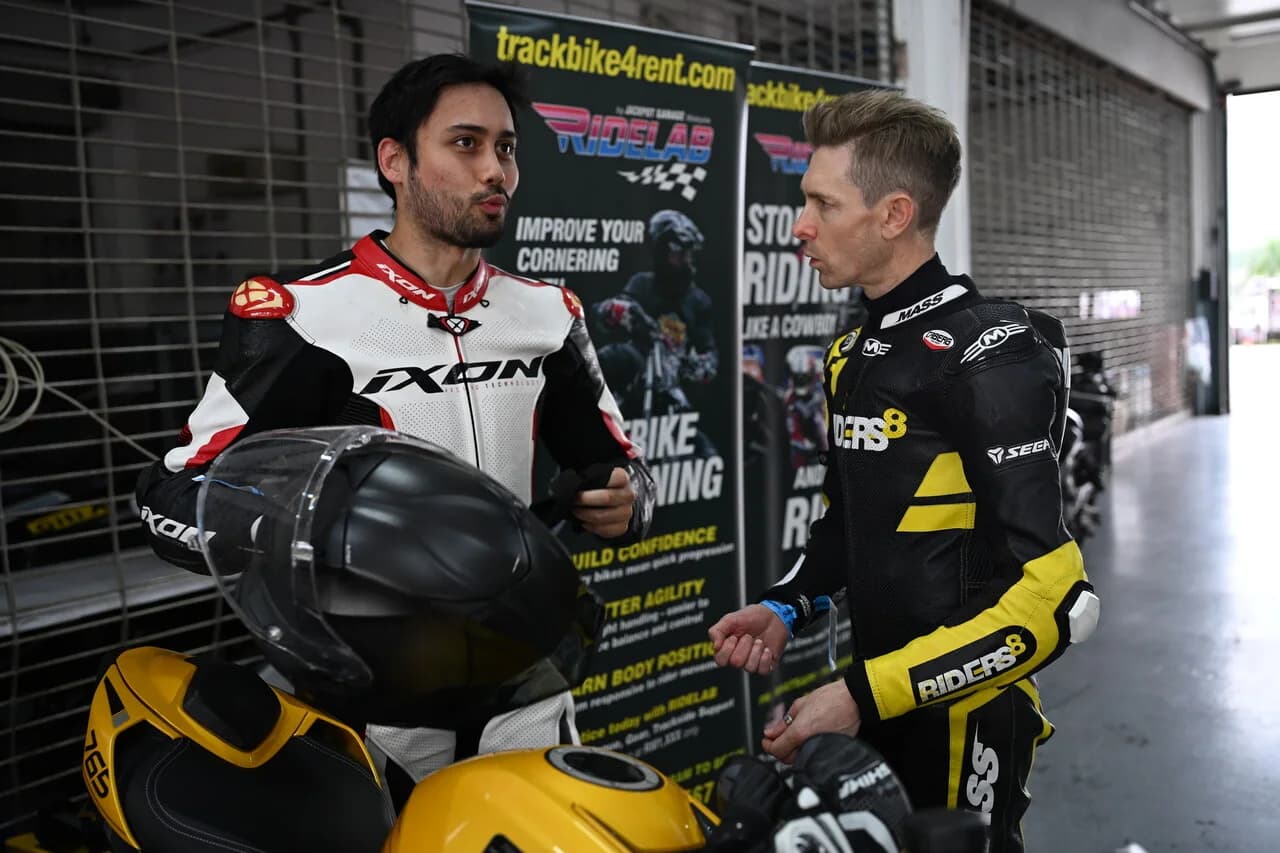 Mark Aitchison — coaching on track