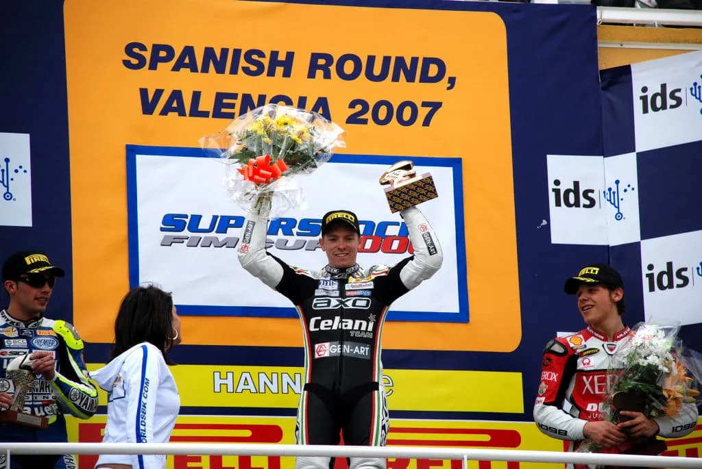 Mark Aitchison — Valencia Podium