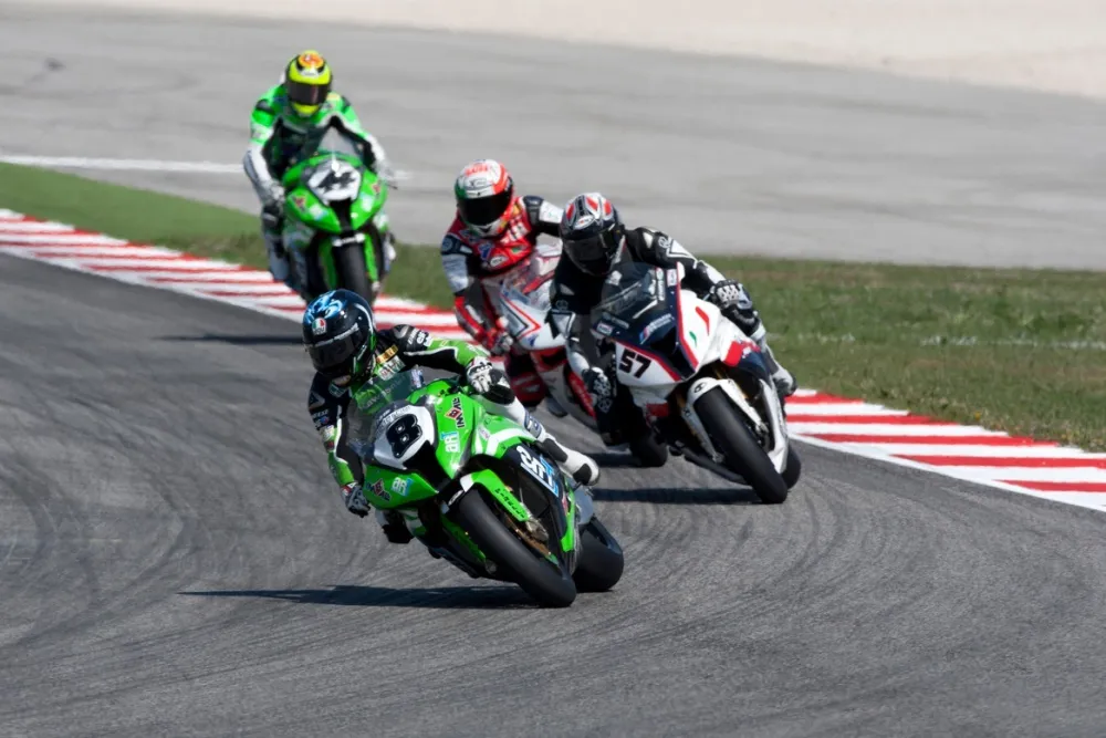 Aitchison Fills Pedercini Kawasaki Seat